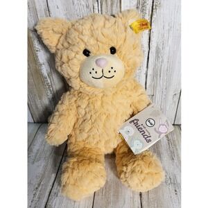Steiff Honey Teddy Bear Plush Stuffed Animal Toy Yellow Gold Button In Ear